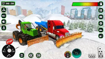 Snow Excavator Simulator Game