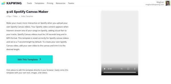 How to Make a Spotify Canvas Like a Pro？