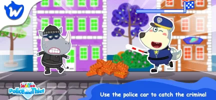 Wolfoo Police And Thief Game