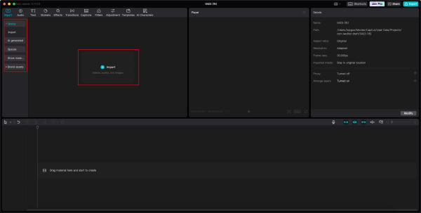 How to add an overlay in CapCut to track a moving body?