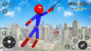 Stick Rope Hero Superhero Game