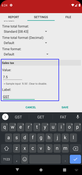 Time Recording - Timesheet App