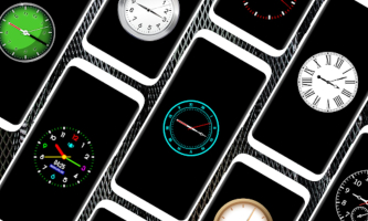 Lock Screen Clock Widget