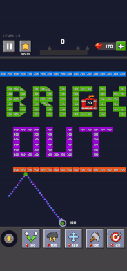 Brick Out - Shoot the ball