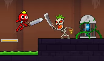 Red Stick Boy: Adventure Game