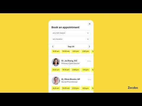 Zocdoc | App Demonstration