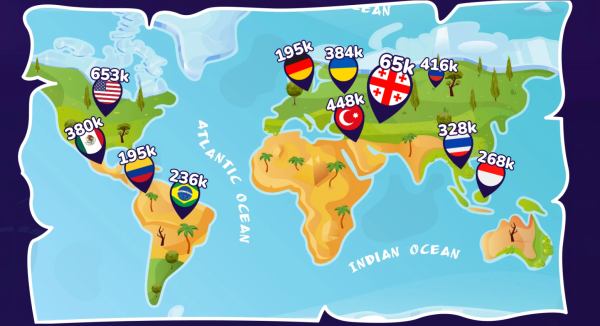 Learn words and play with Momo