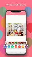 Anniversary Cake Photo Frame