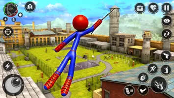 Spider Stick Hero Prison Break