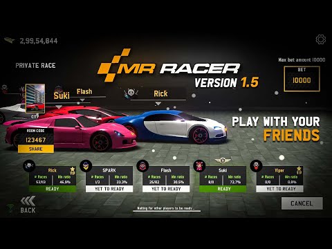 MR RACER - Real-Time Multiplayer Racing | Race with Friends | Best Car Racing Game