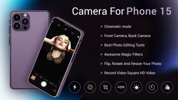 Camera for iphone 15 Pro OS 17