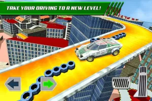 Roof Jumping Car Parking Games