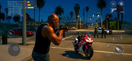 Grand Gangster: Rope hero City