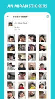 Cute Baby Stickers: Jin Miran