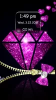 Diamond Zipper Lock Screen