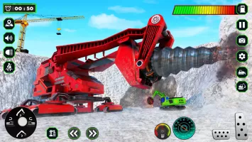 Snow Excavator Simulator Game