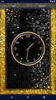 Black HD Clocks Live Wallpaper
