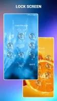 Lock screen - water droplets