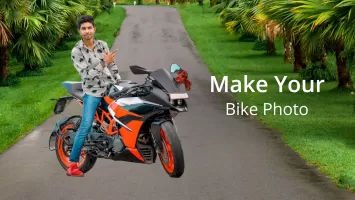 Man Bike Rider Photo Editor