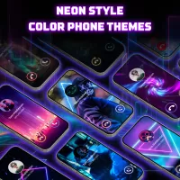 Color Phone Call Screen Theme