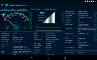 Network Signal Info