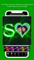 Lighting Text Photo Frames