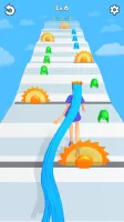 LongHair Girl Runner Hair 3D