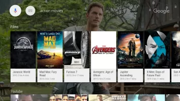 Google app for Android TV