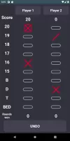 Darts Score Easy Scoreboard