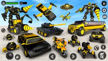 Incredible Robot Game Car Game