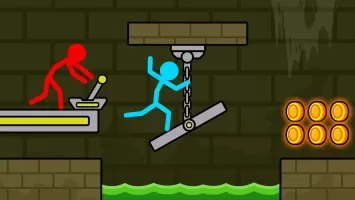 Red and Blue Stick: Animation