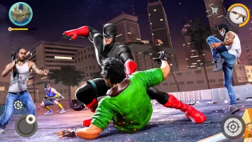 Rope Spider Game Fighting Town