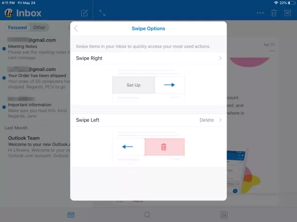 How to Delete Emails in Outlook for iOS?