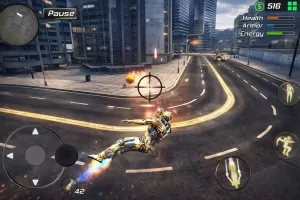 Super Crime Iron Hero Robot