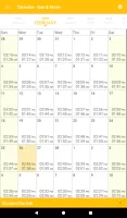 Calendar - Sun & Moon