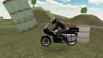 Police Motorbike Road Rider