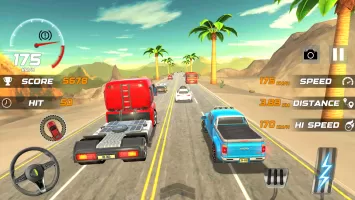 Heavy Traffic Rider Car Game