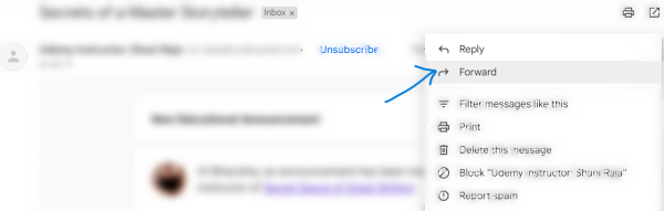 How to Forward an Email in Gmail？