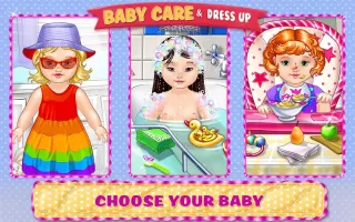 Baby Care & Dress Up Kids Game