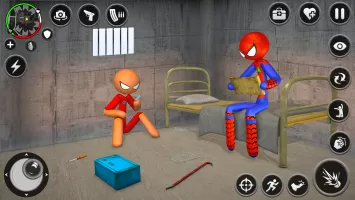 Spider Stick Hero Prison Break