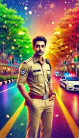 Men Police Suit Lyrical Editor