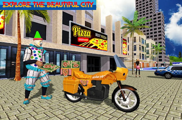 Pizza Boy Bike Delivery Game