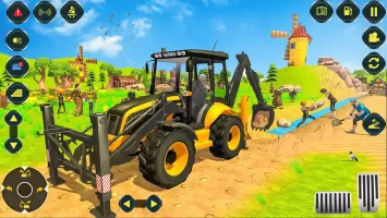 Village Excavator JCB Games