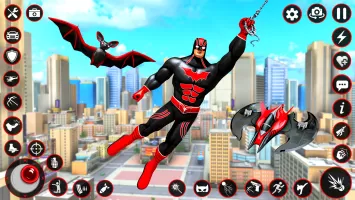 Bat Hero Dark Crime City Game