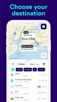 Compare rideshares & taxis