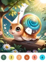 Fairytale Color by number game