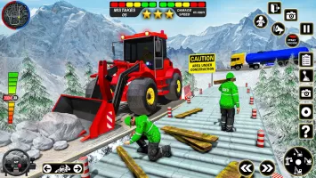 Snow Excavator Simulator Game