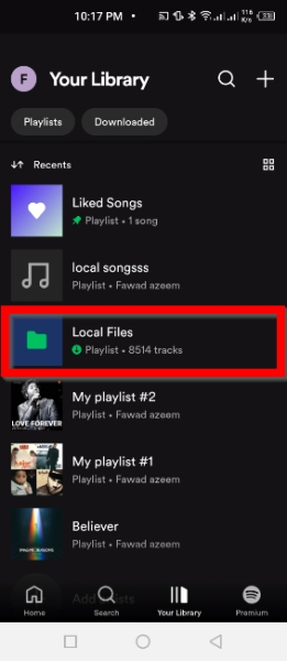 How to add local files to your Spotify?