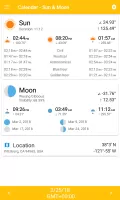 Calendar - Sun & Moon