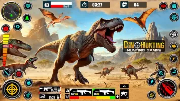 Wild Dinosaur Hunting Zoo Game